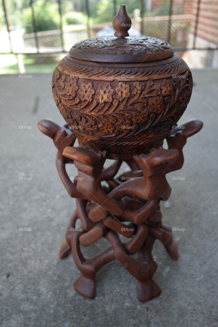 antique foreign household ornamental pot