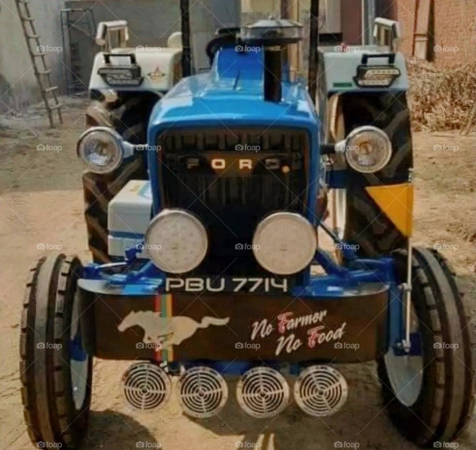 A most beautiful and attractive new tractor.