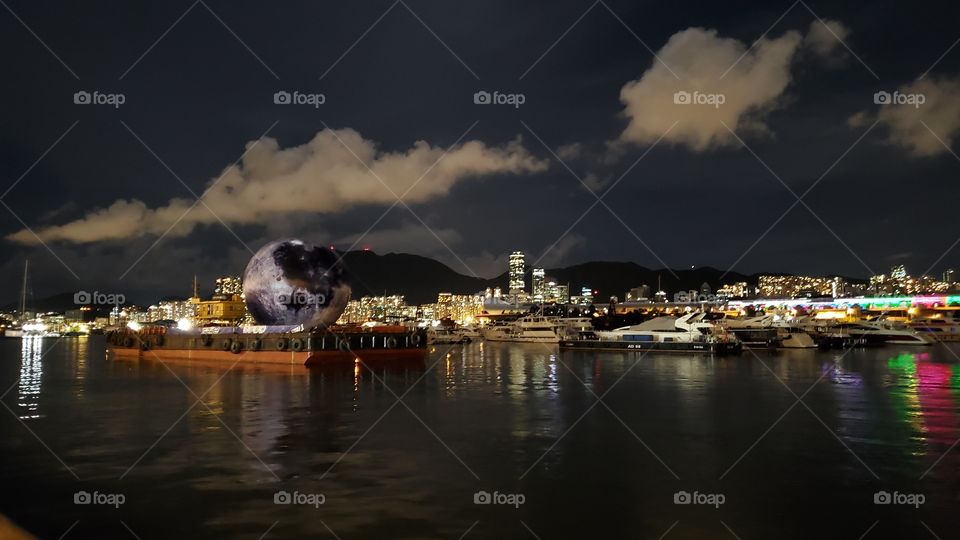 dark moon in KwunTong HONG KONG