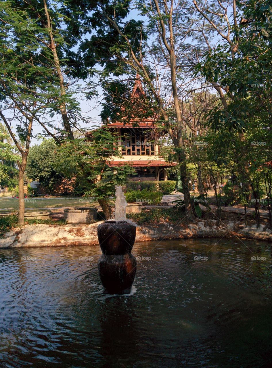 pagoda in the park