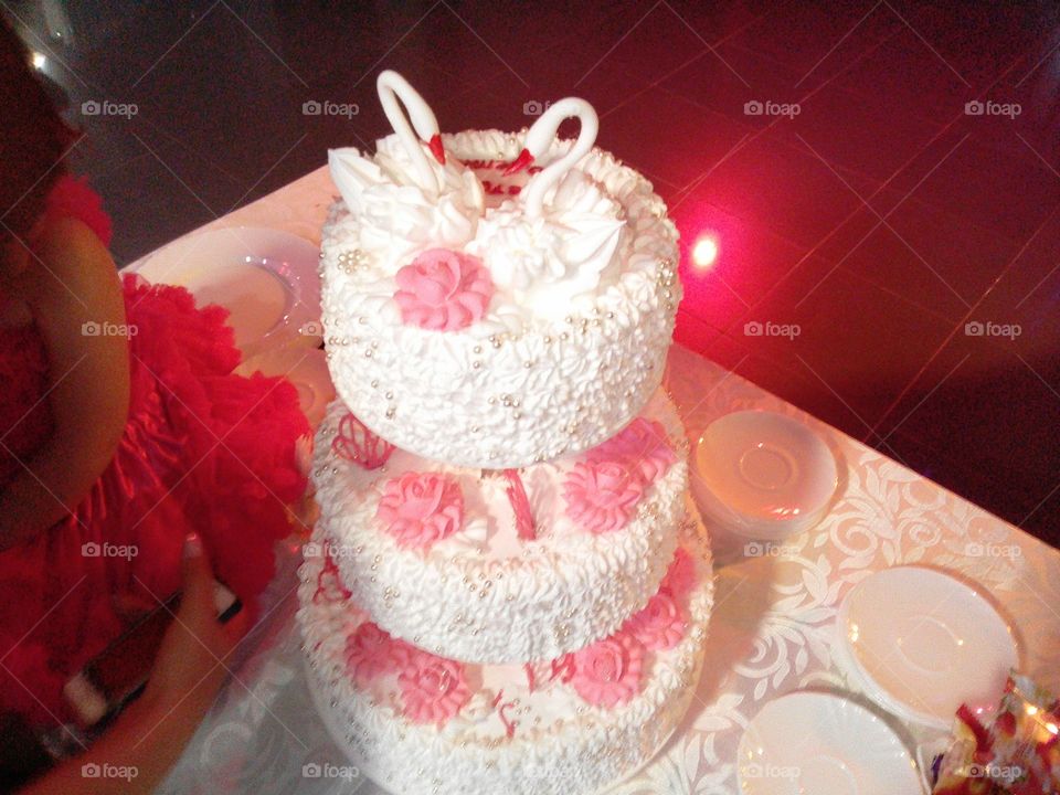 Свадебный торт Зариповых
