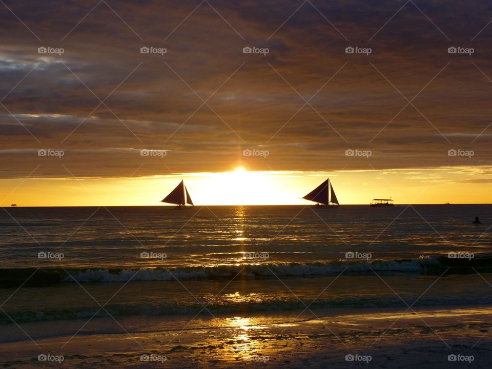 Sunset on Boracay 