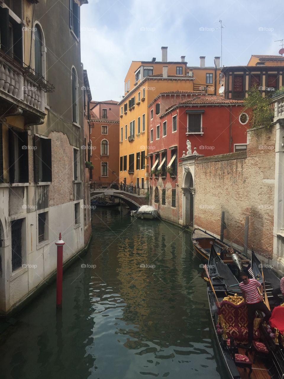 Venezia Italy,a gondola ,lokal viev ,nice and pretty,may look perfect on your phone 