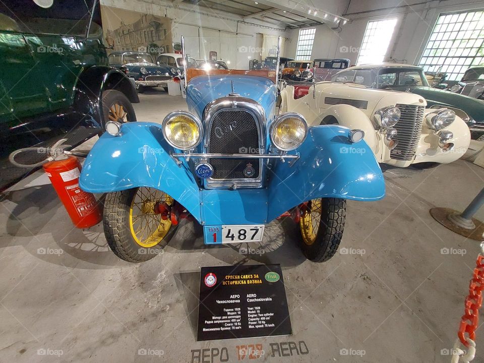 Aero 1927. - The Nacional museum of cars of Belgrade city