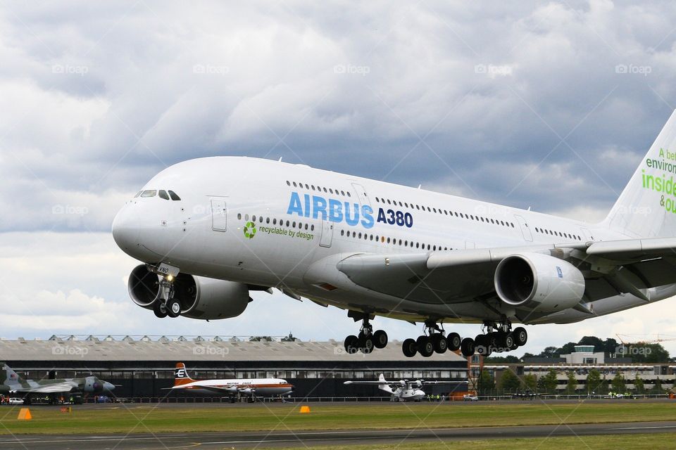 A beautiful Airbus A380.