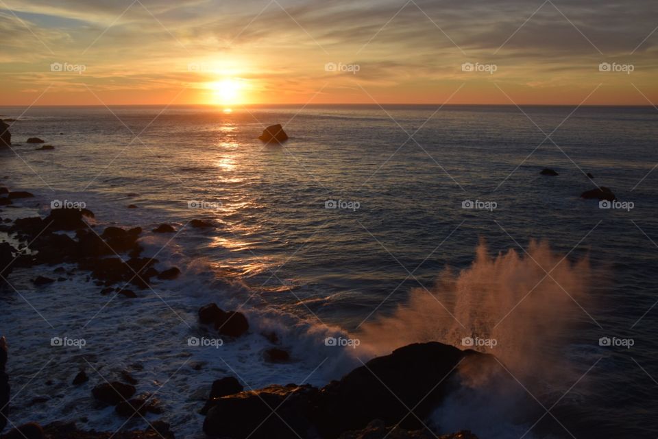 Sunset at Land's End Trail