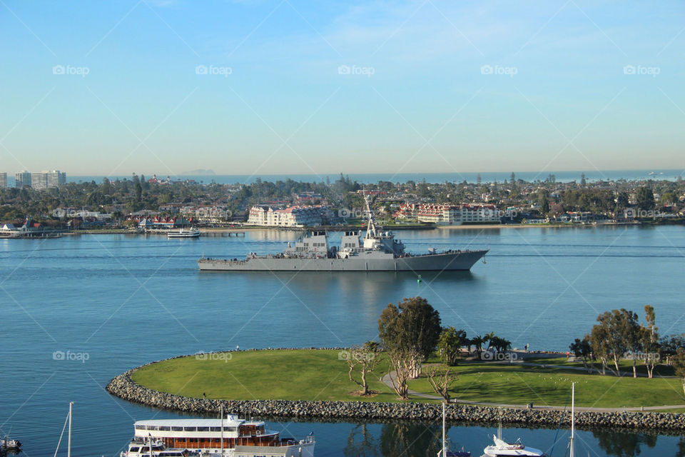 sky water clear evening by chrisn