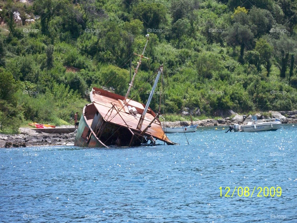 Shipwreck, Montenegro