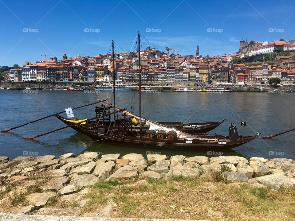Porto Portugal river boat