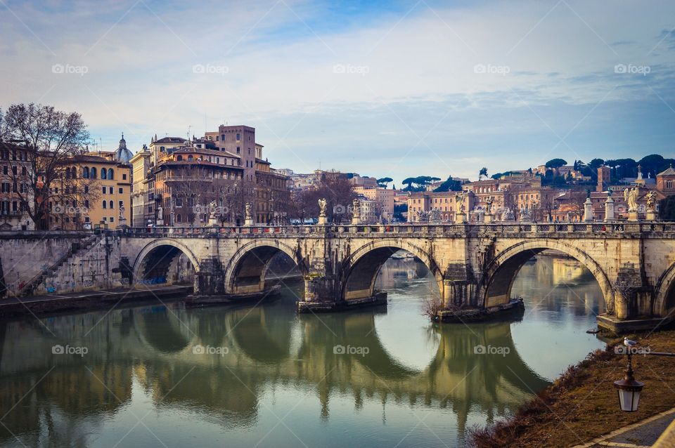 Bridge of Sant'Angelo, Rome, Italy