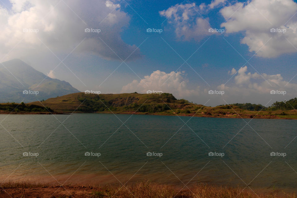 Beautiful mountain river landscape photography.Beauty in nature.The prefect   Kerala nature photography.