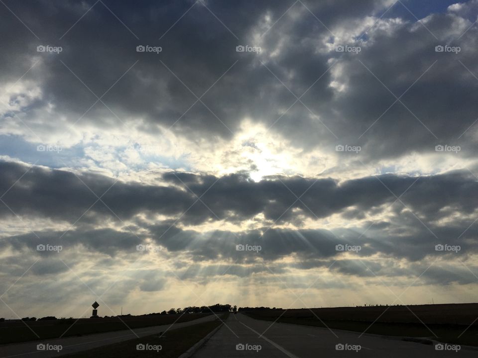 Crepuscular rays