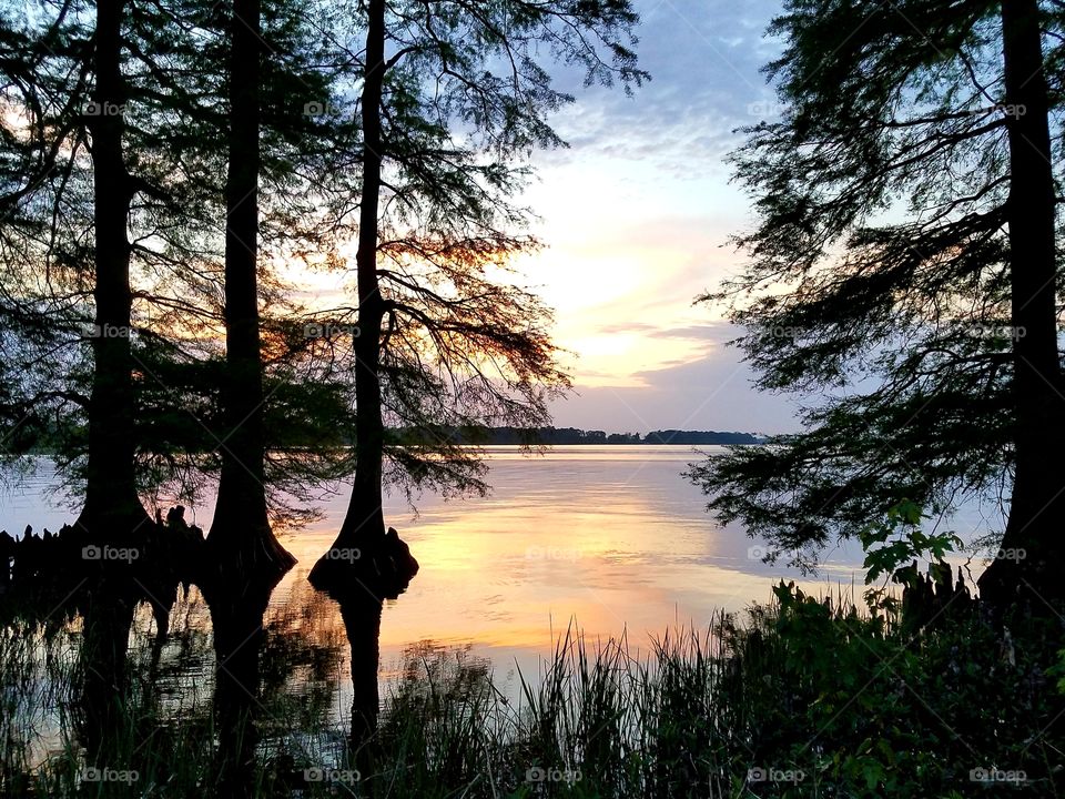Sunset on Reelfoot Lake