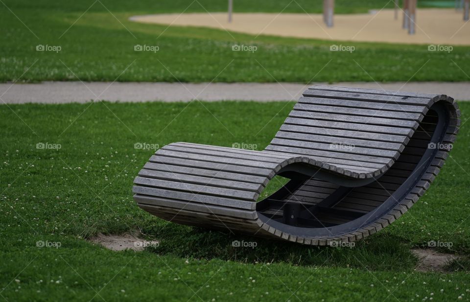 Bench in a park