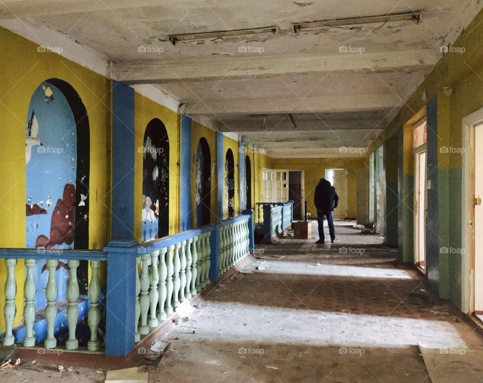 Abandoned school in Russia 