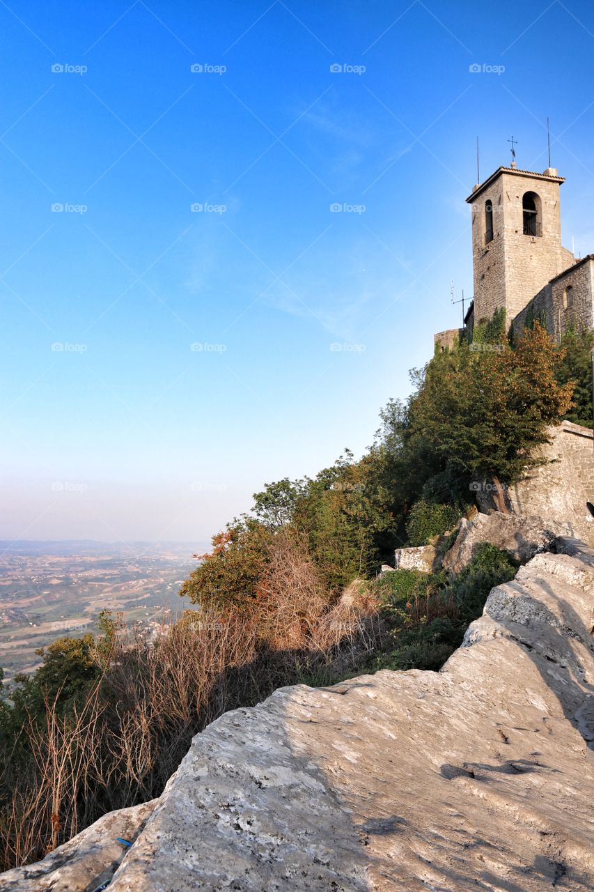 Fortress on the top of the mountain