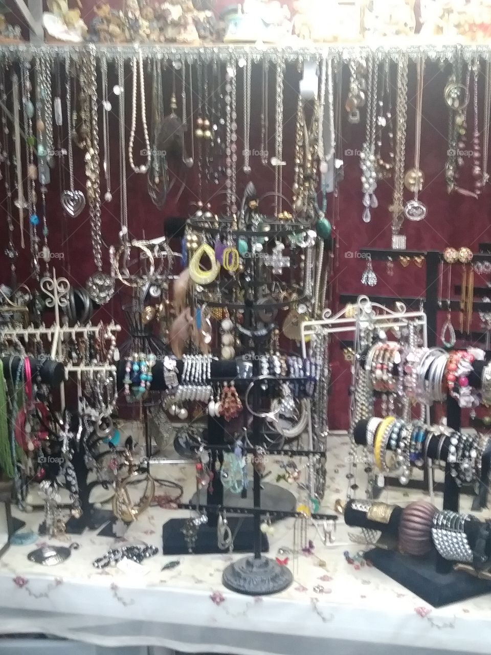 jewlery, flea market,  bracelet, necklaces