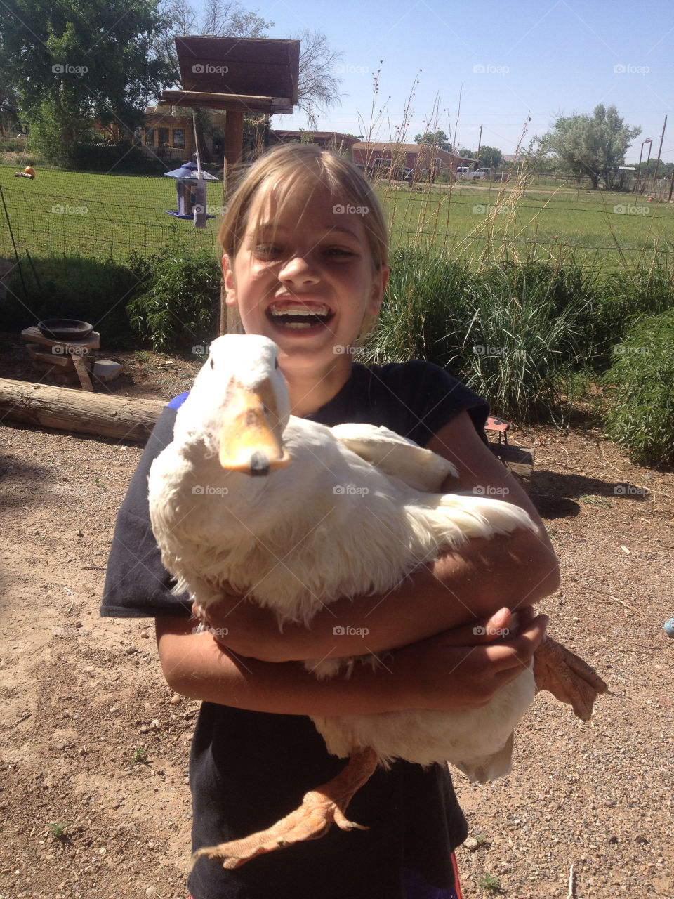 girl happy animal duck by atheneschild