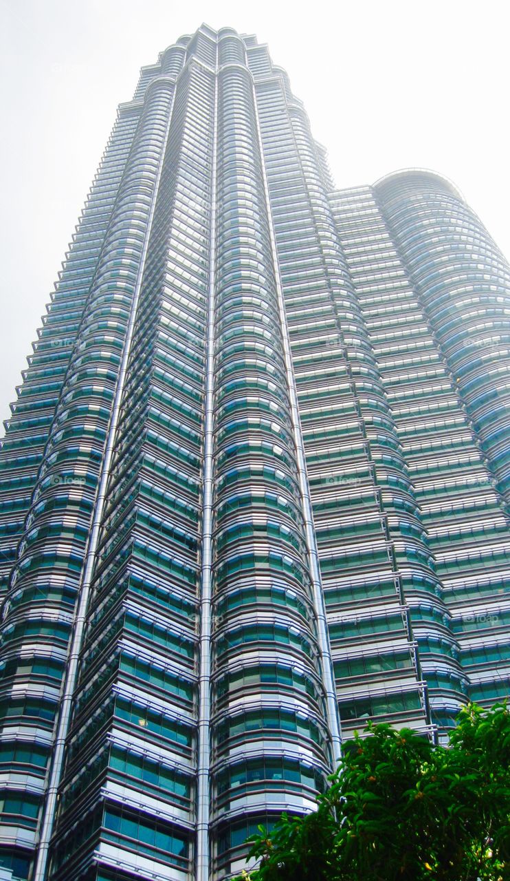 Petronas tower. This photo was taken on March 28, 2010 in Malaysia