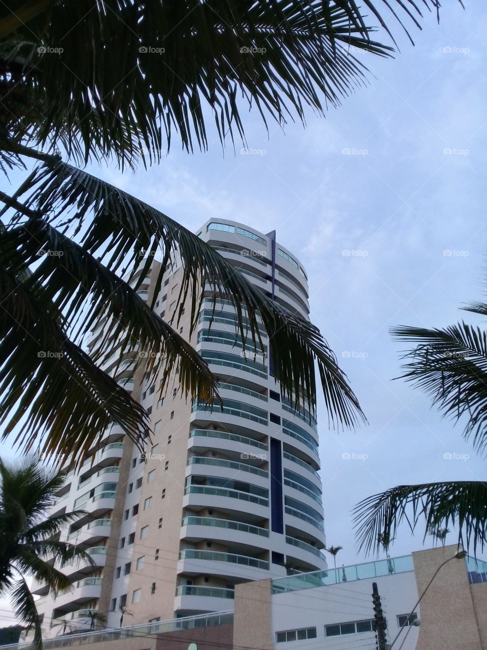 building on the beach