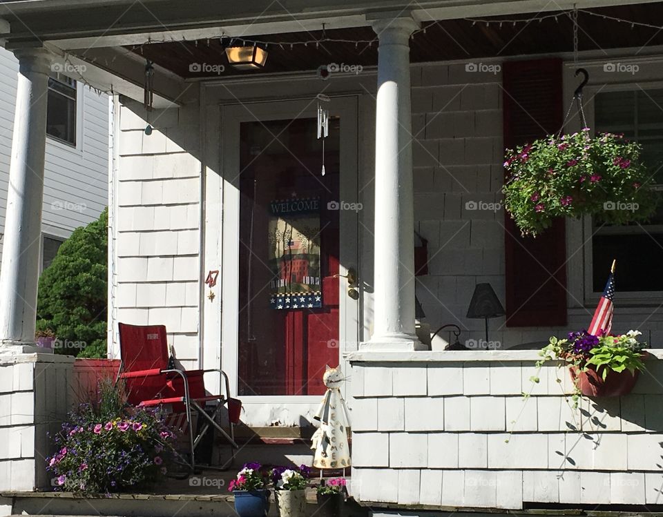 Americana- Victorian porch