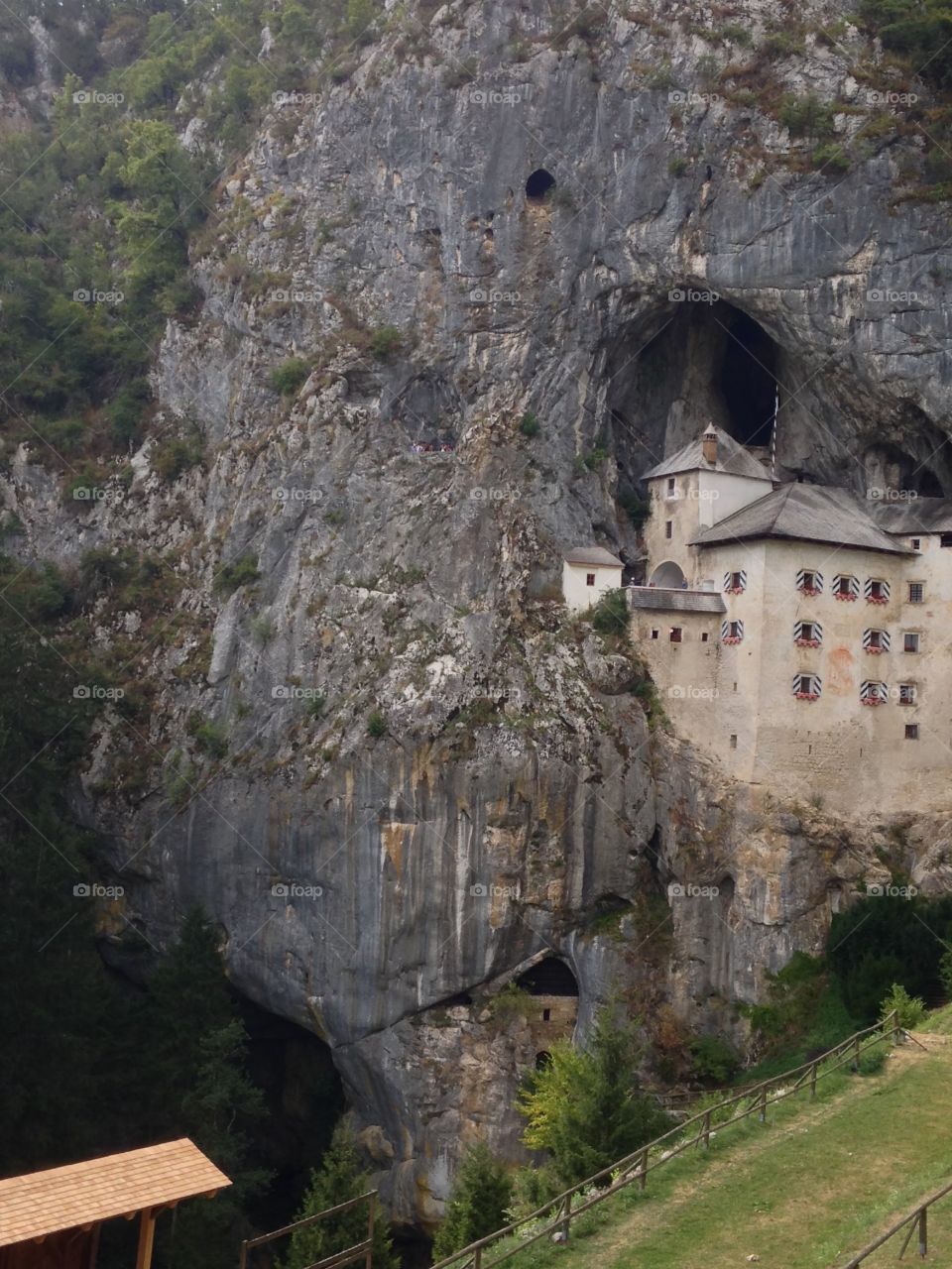Predjama Castle in Postojna Cave, Slovenia