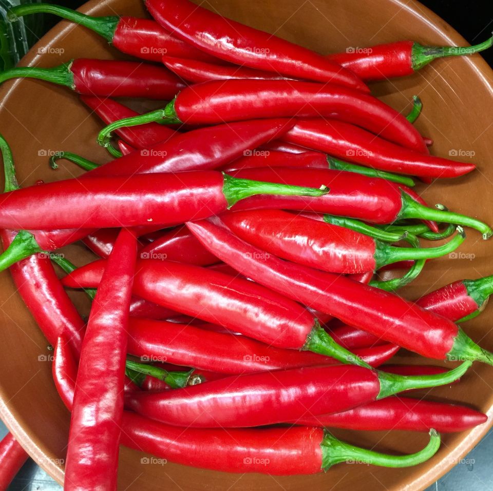 Red peppers 