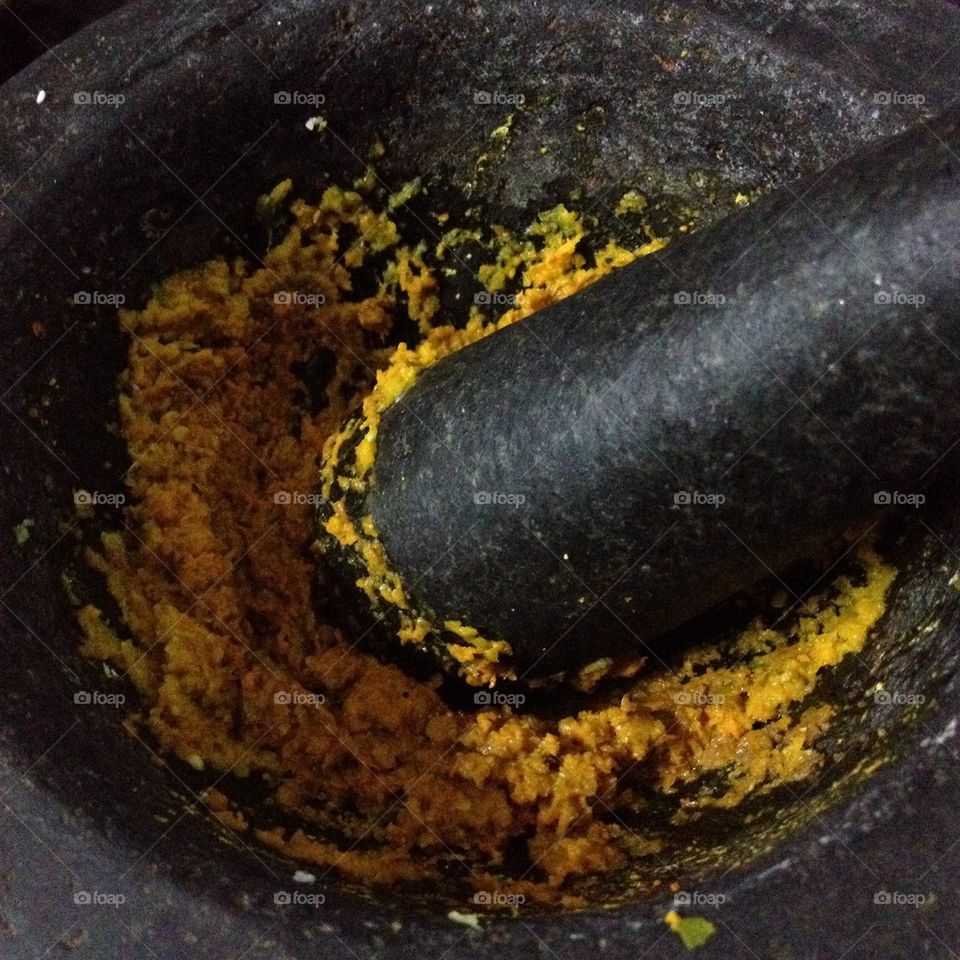 Beginning of yellow curry 