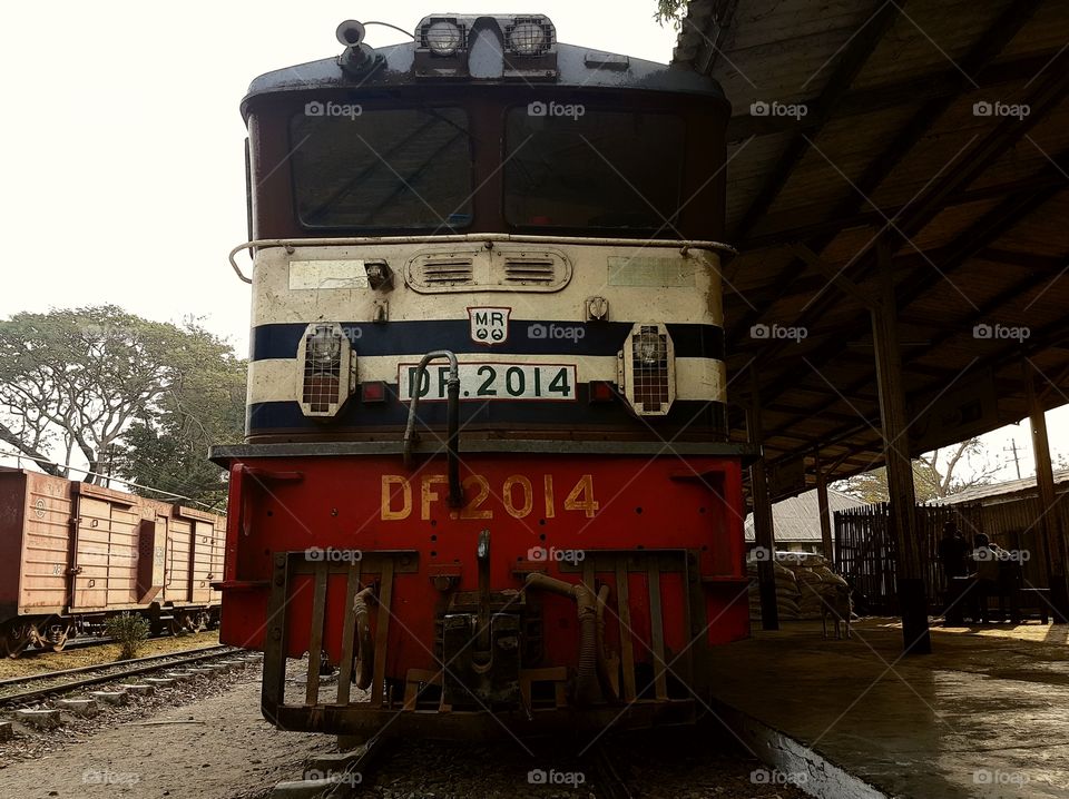 max speed 38 km/h. locomotive used to cross the mountain in Myanmar