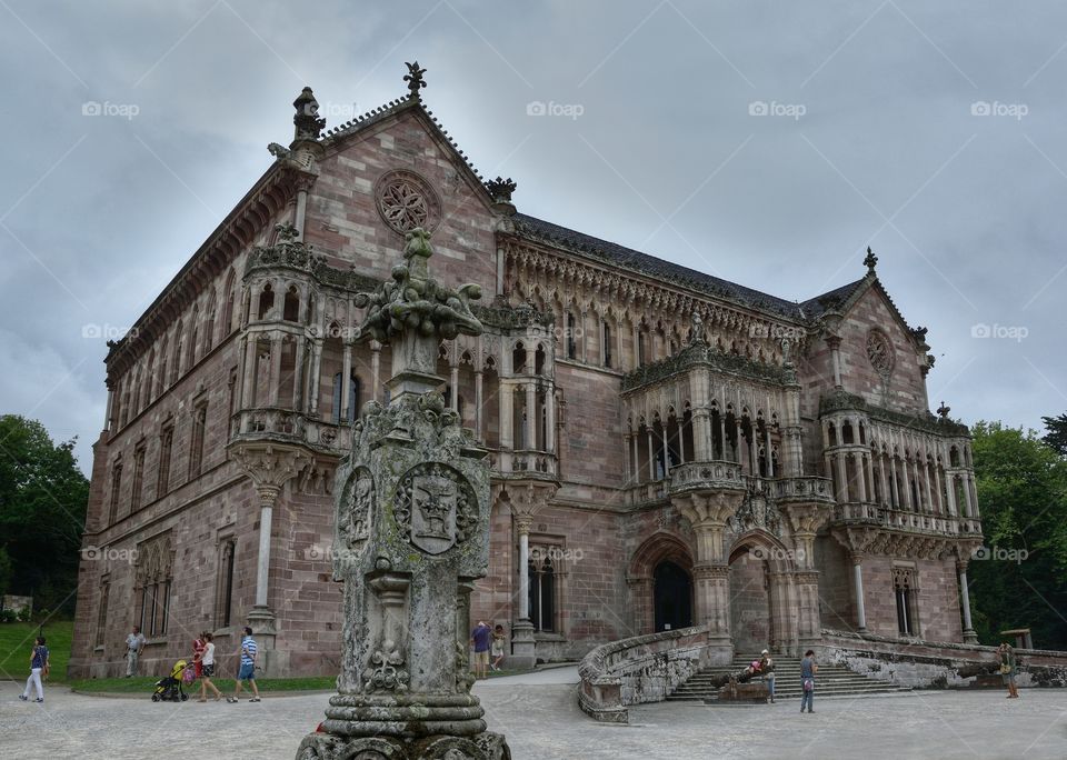 Palace of Sobrellano aka Palace of the Marquis of Comillas is a Neo-Gothic building in the Cantabrian town of Comillas, Spain.