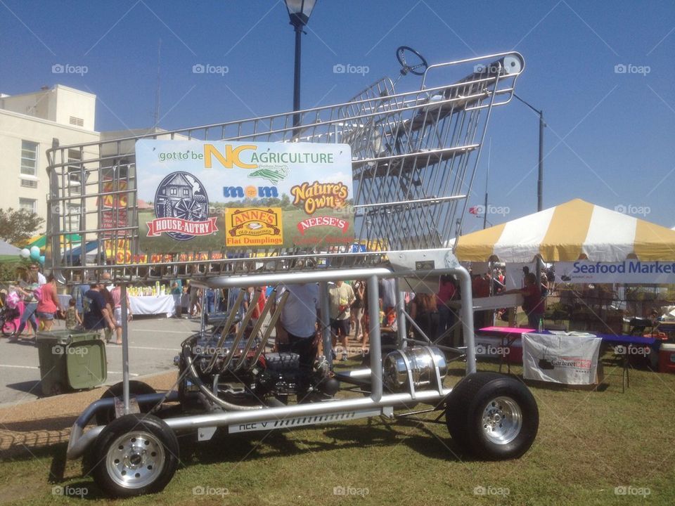 Giant Shopping Cart Car