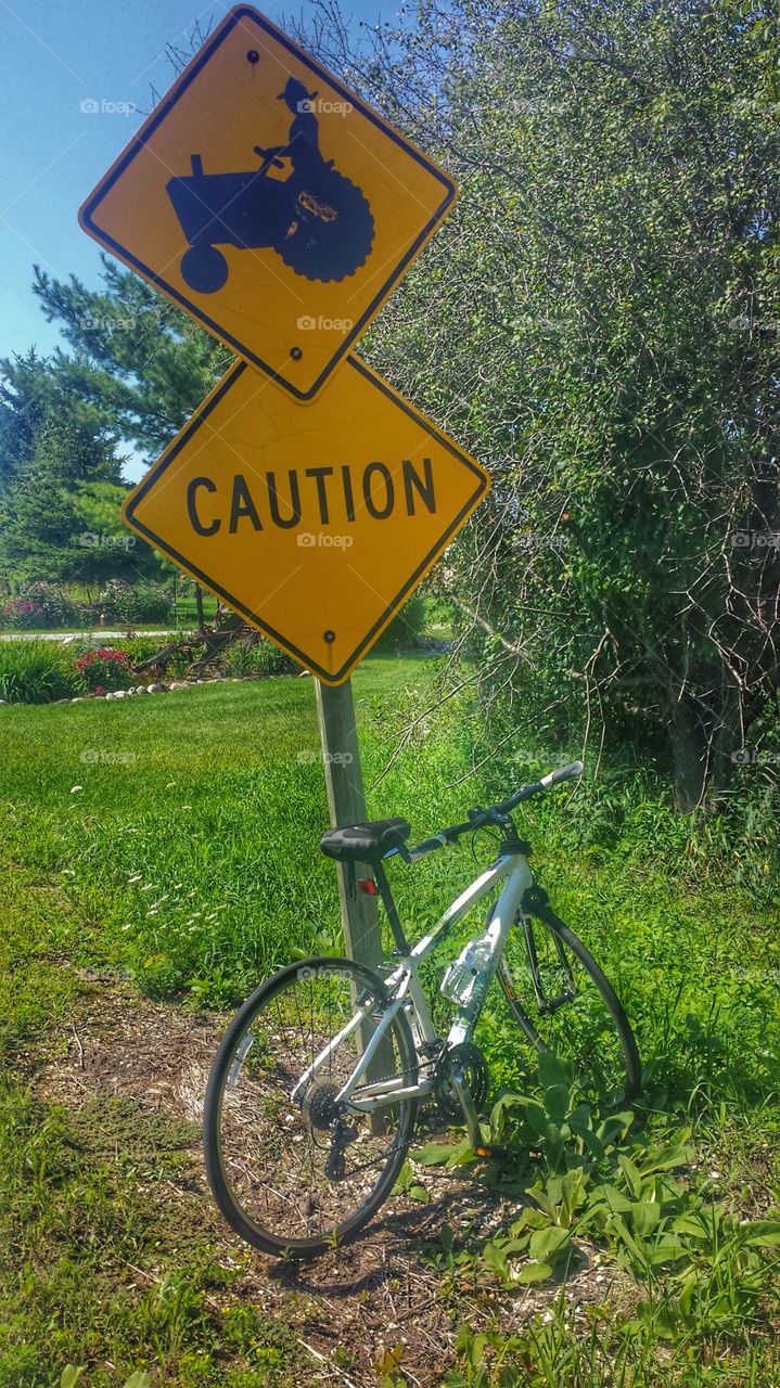 Farm Crossing Sign