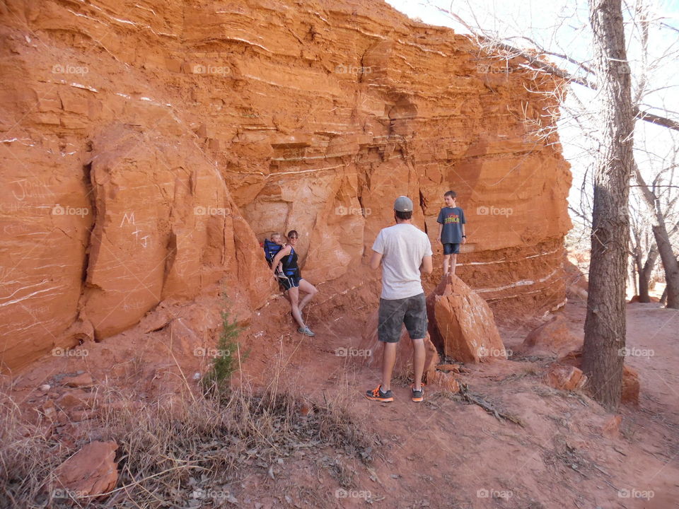 Timeout, on the hiking trails