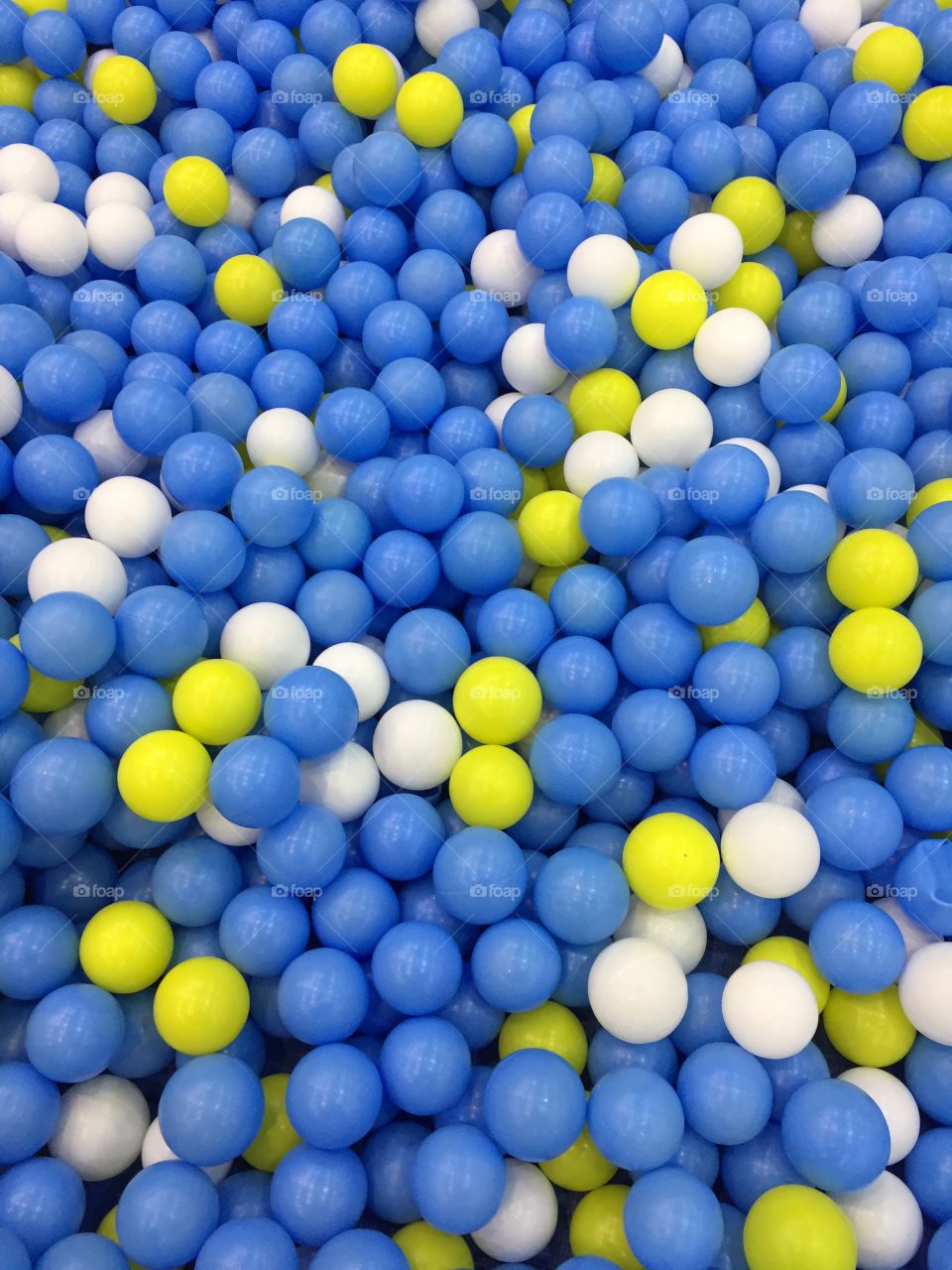 Colorful playground balls