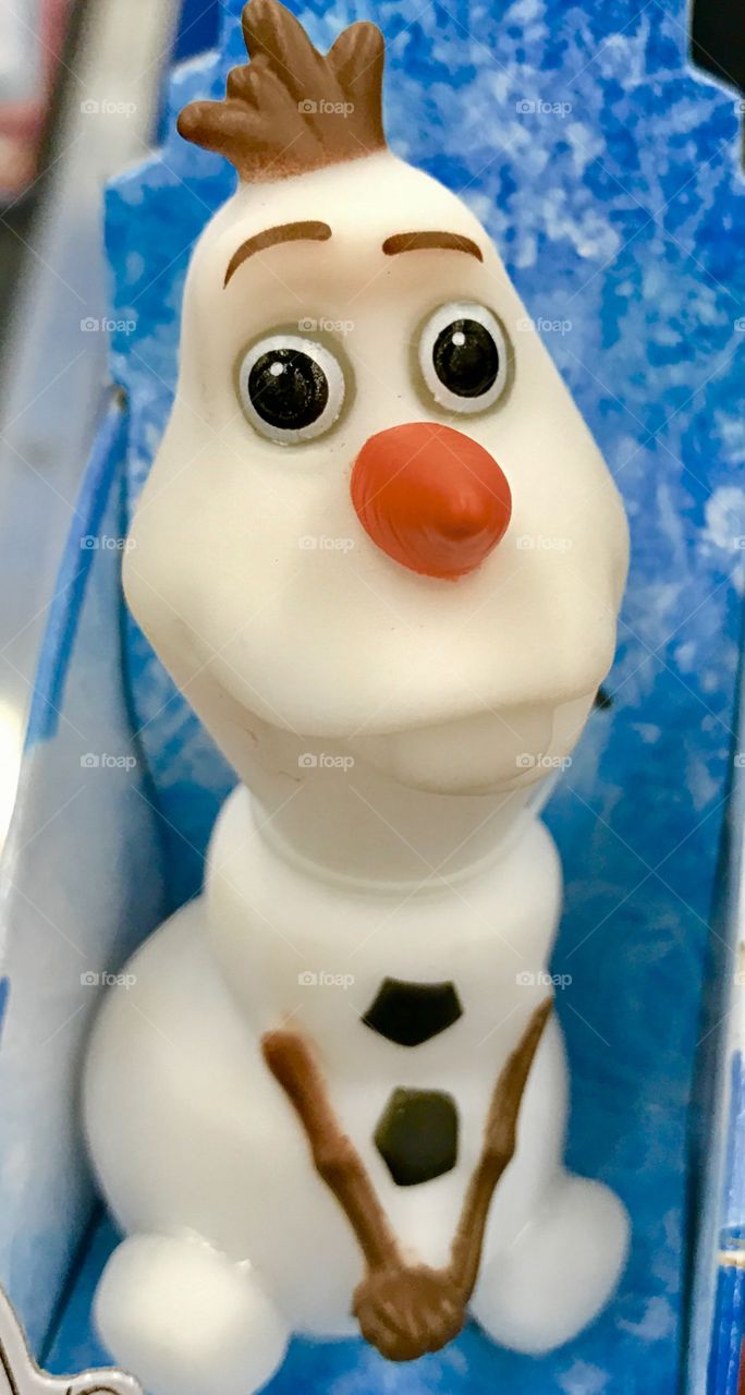 Mini Olaf Toy from Movie Frozen