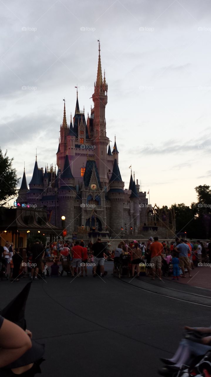 Castle Magic at Dusk