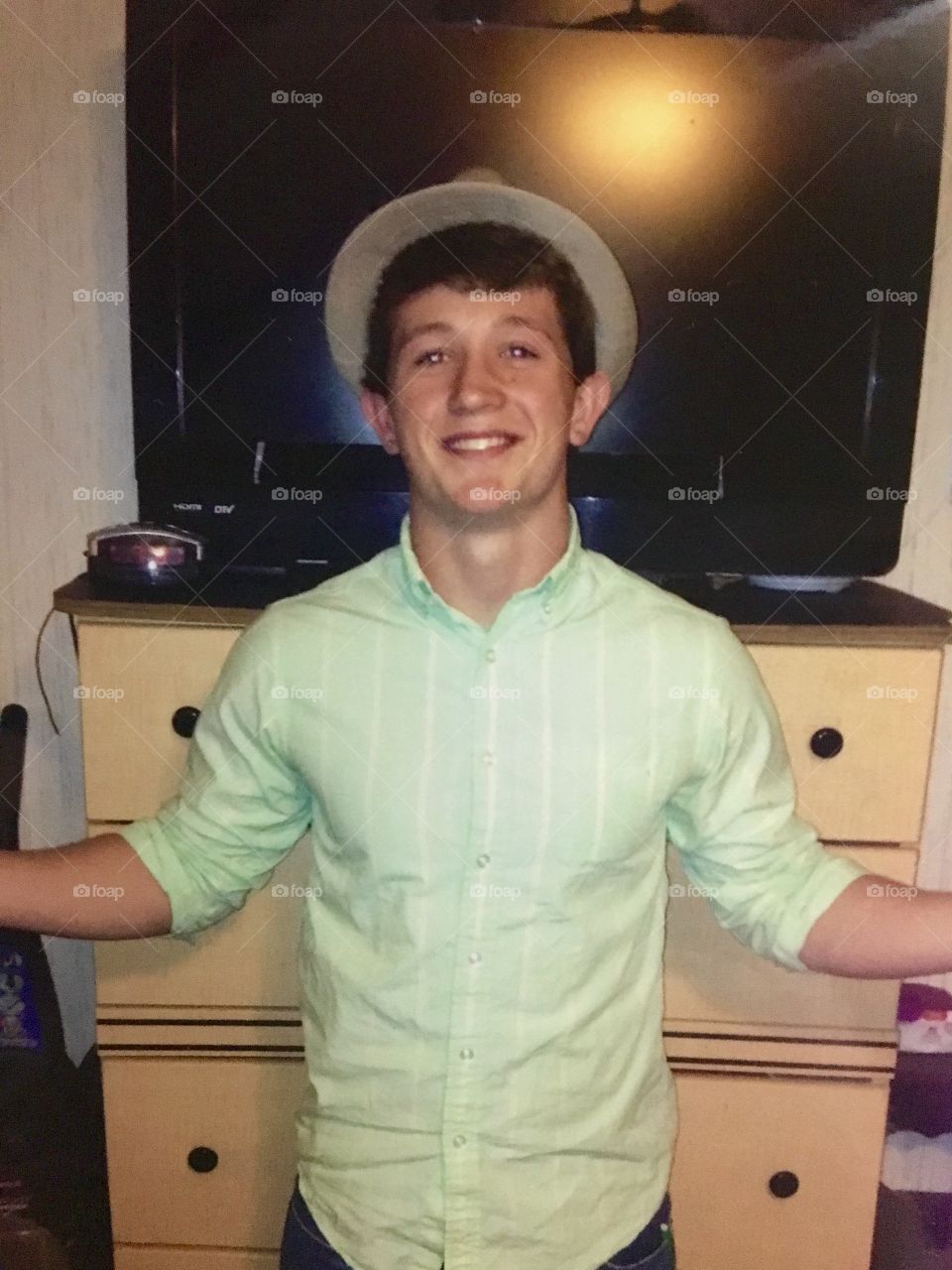 Portrait of happy man