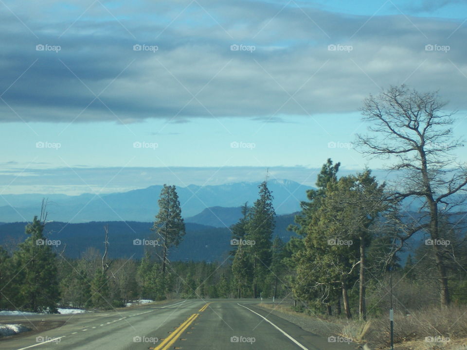 Open country. Traveling through California for work