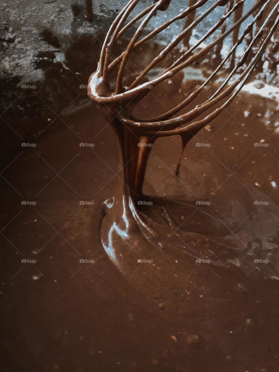 Dough for chocolate cupcakes