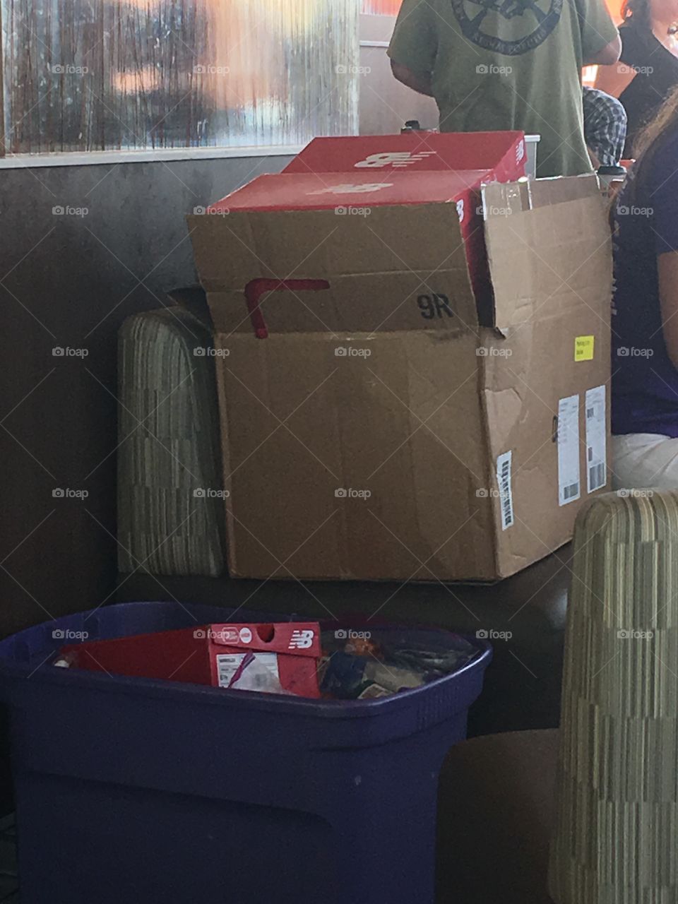 Shoes, shoes and more shoes! Free to all who are here. Once a year roadrunner does this.