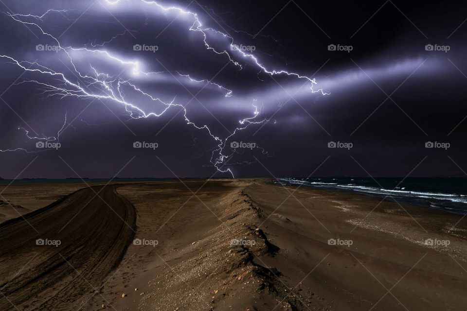 strom in the beach