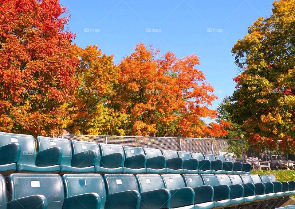 Fall stadium seats