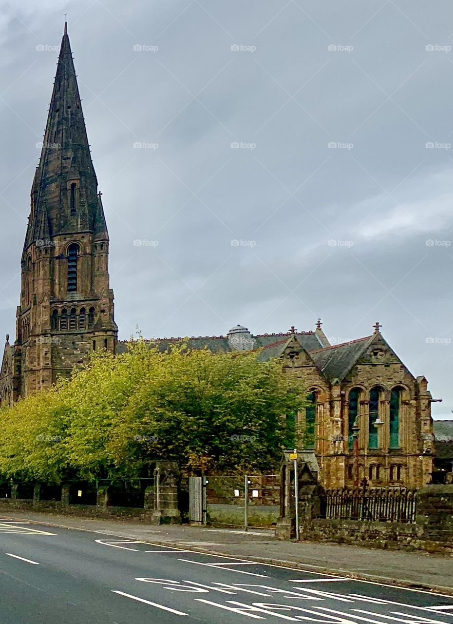 Old church in Gothic style