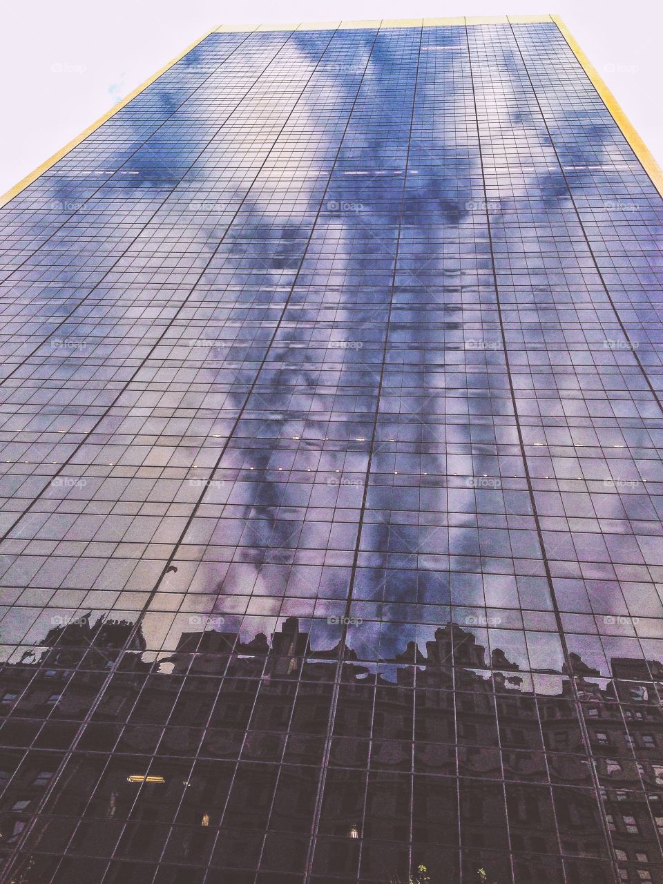 Cloudy reflection . Cloudy reflection 