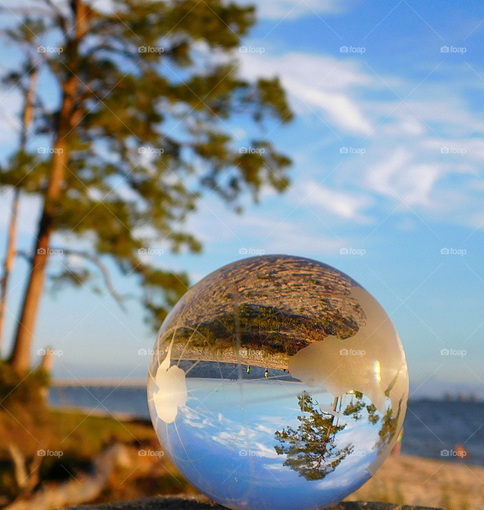 Landscape through the crystal ball