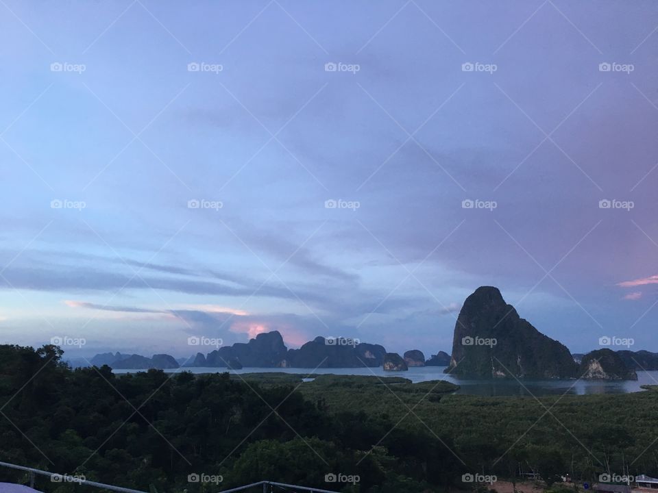 Morning at Samet Nangshe Viewpoint