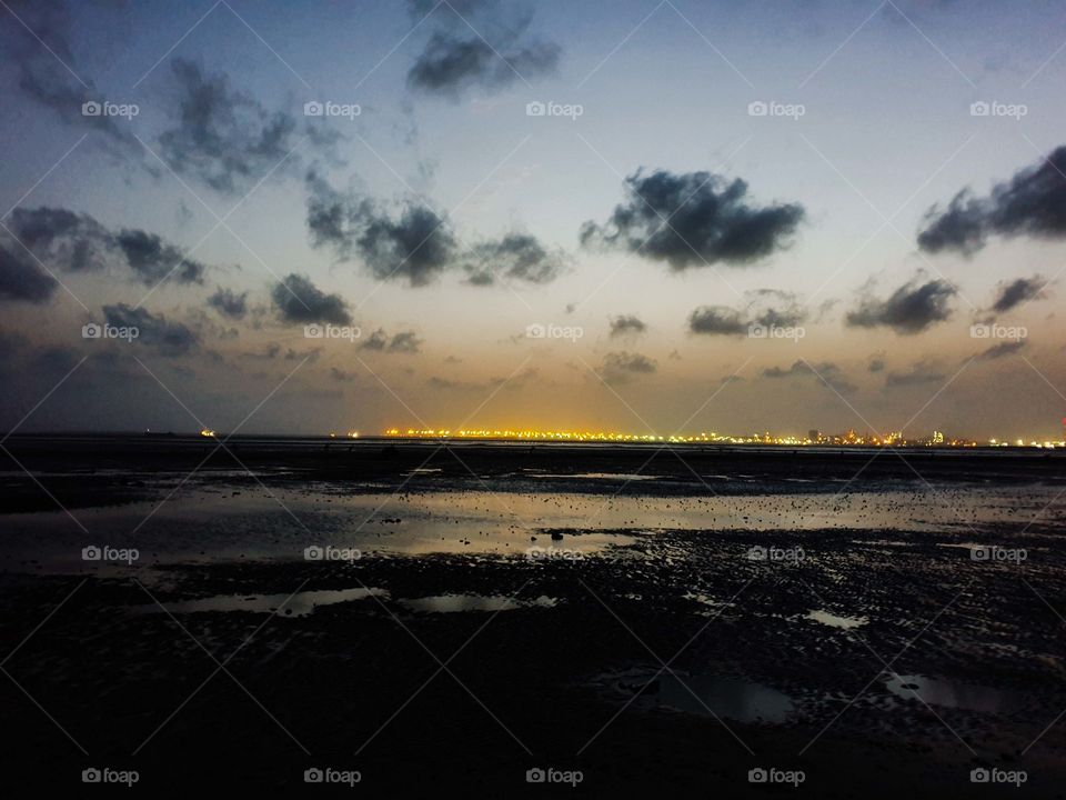 dumas beach, surat, india