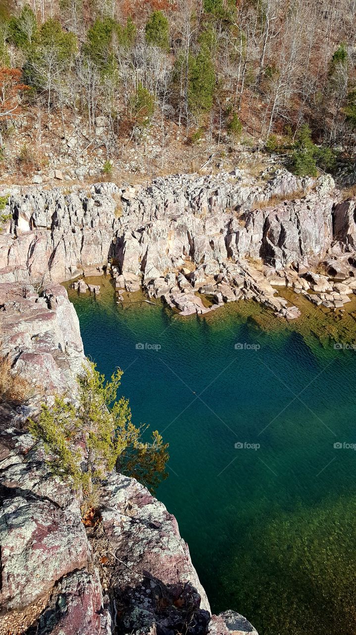 Johnson's Shut-in in the Ozarks of Mo.
Blue Water