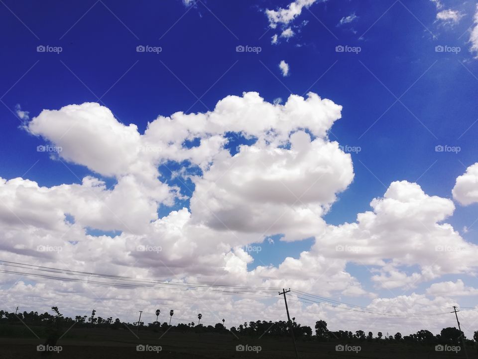 clouds are purple colur
