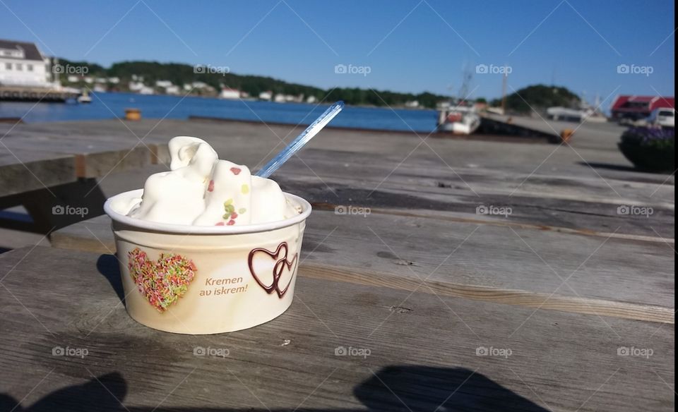 Soft ice with a view